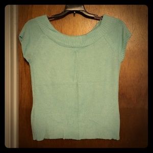Baby blue crop sweater